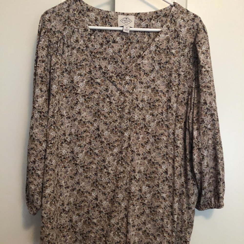 ST John's Bay 0X blouse